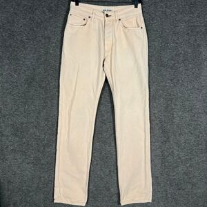 Acne Jeans Generic Girl Peach Womens Denim Pants Size 28/34 Button Fly Straight‎